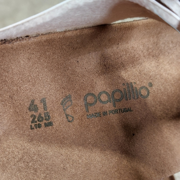 Papillio By BIRKENSTOCK VEGAN Gizeh Flex Platform Birko-Flor White Size 41 (L10) - Picture 10 of 13